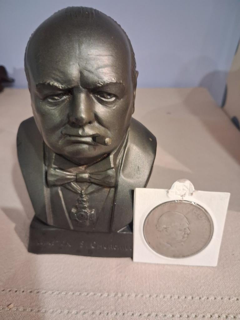 Churchill-buste, Verzamelen, Ophalen of Verzenden