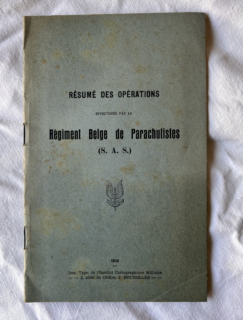 Belgian SAS ABBL AIRBORNE régiment de parachutistes, Collections, Enlèvement ou Envoi, Armée de terre, Autres types