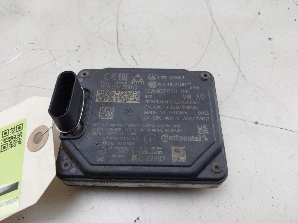 ACC SENSOR Skoda Elroq (01-2024/-) (|1EA907550D|), Gebruikt, Skoda, Continental AG, Continental-Plaza 1
30175  Hannover, DE