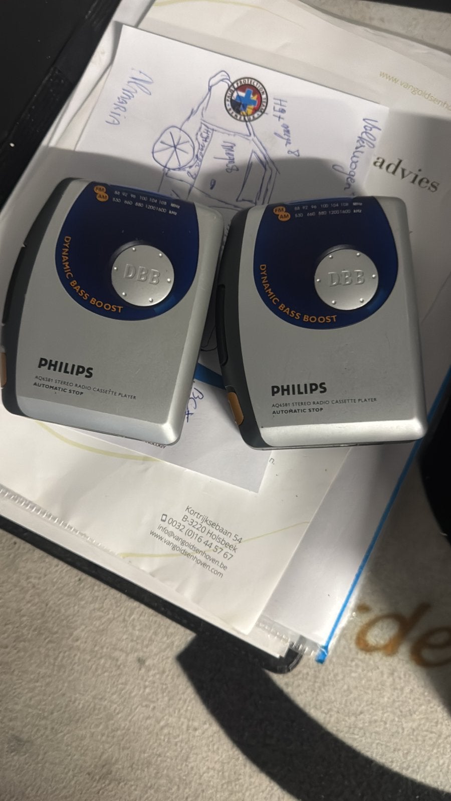 2x philips walkman in top staat, Audio, Tv en Foto, Videobewaking, Ophalen of Verzenden, Zo goed als nieuw