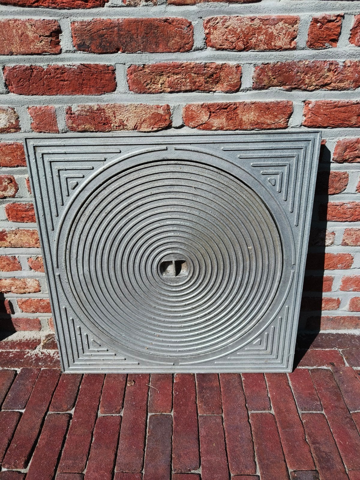 putdeksel aluminium 50x50cm diameter 40, Doe-het-zelf en Bouw, Ophalen, Aluminium