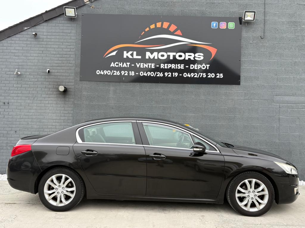 PEUGEOT 508 BERLINE 2.0HDI 136CV 2012 171 000KM CARPASS, Auto's, Peugeot, Voorwielaandrijving, Euro 5, Beige, Zwart
