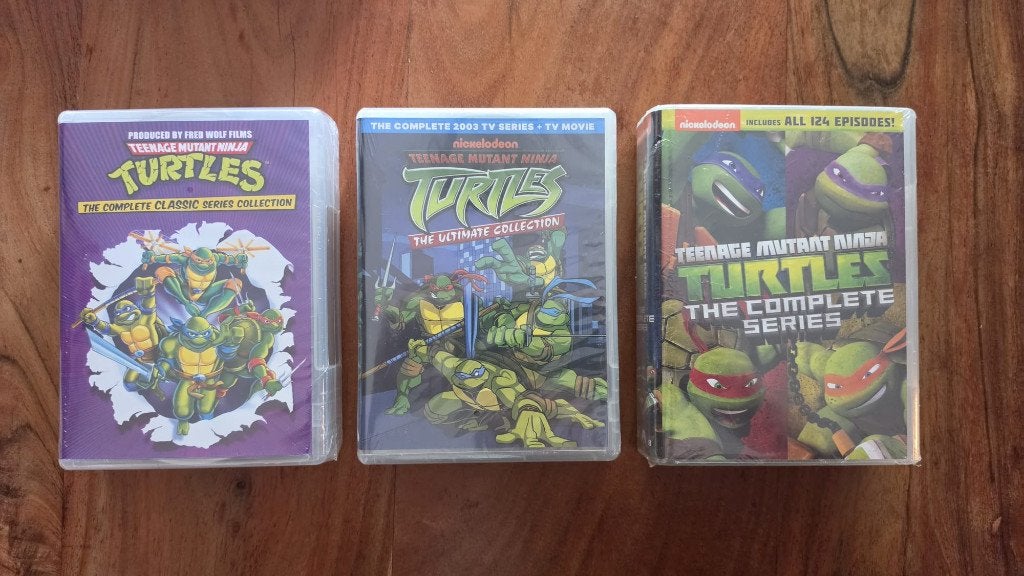 Teenage Mutant Ninja Turtles Classic + 2003 + 2012 DVD box, Cd's en Dvd's, Ophalen of Verzenden, Nieuw in verpakking, Engels, Engels