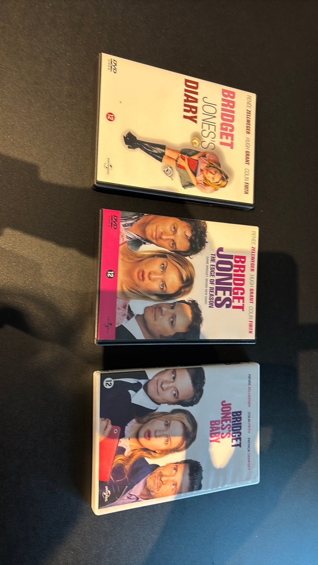 3 DVD’s van Bridget Jones, Ophalen, Zo goed als nieuw