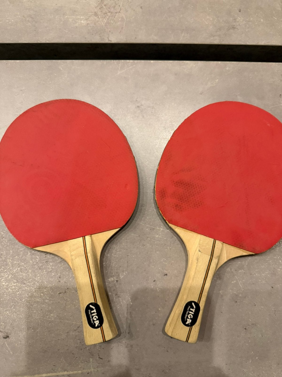 Set van 2 pingpong rackets, Ophalen of Verzenden, Zo goed als nieuw