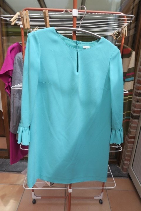 Kleedje mintgroen Paule Ka mt 40, Kleding | Dames, Jurken, Maat 38/40 (M), Ophalen of Verzenden, Zo goed als nieuw, Boven de knie