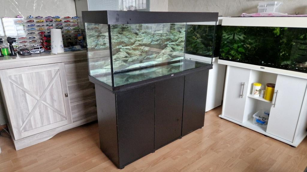 juwel rio 240 zwart met meubel, Dieren en Toebehoren, Ophalen, Gebruikt, Filter, Juwel