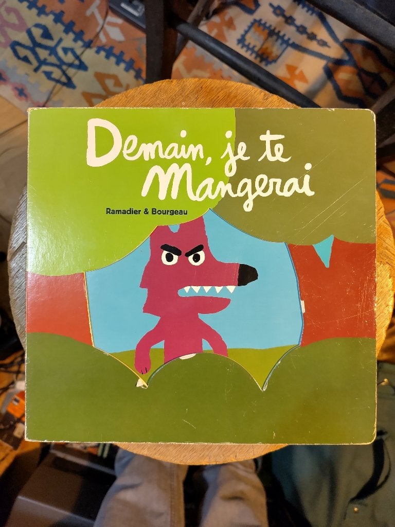 Livre enfant Demain je te mangerai, Livres, Enlèvement ou Envoi