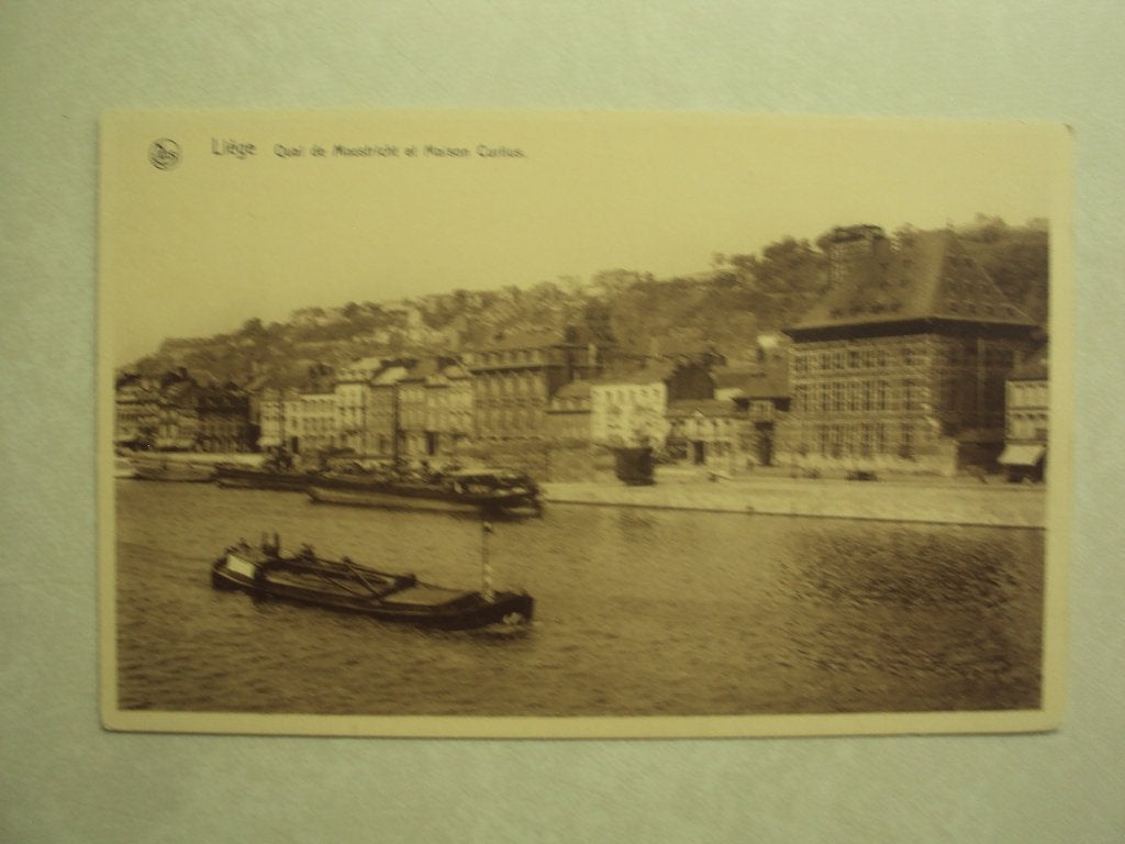 53210 - LIEGE - QUAI DE MAESTRICHT ET MAISON CURTIUS, Envoi