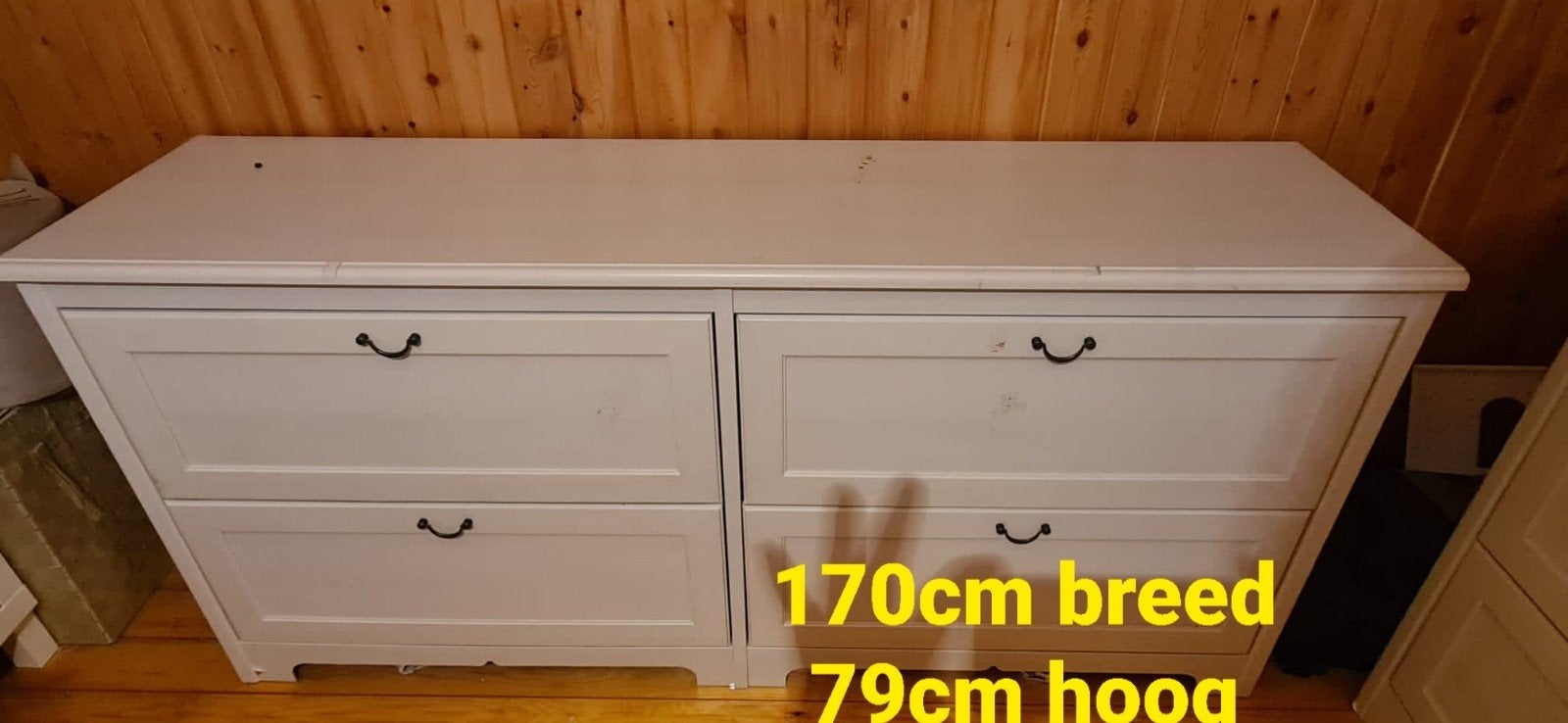 kast met lades, Ophalen, Gebruikt, 150 tot 200 cm, Landelijk