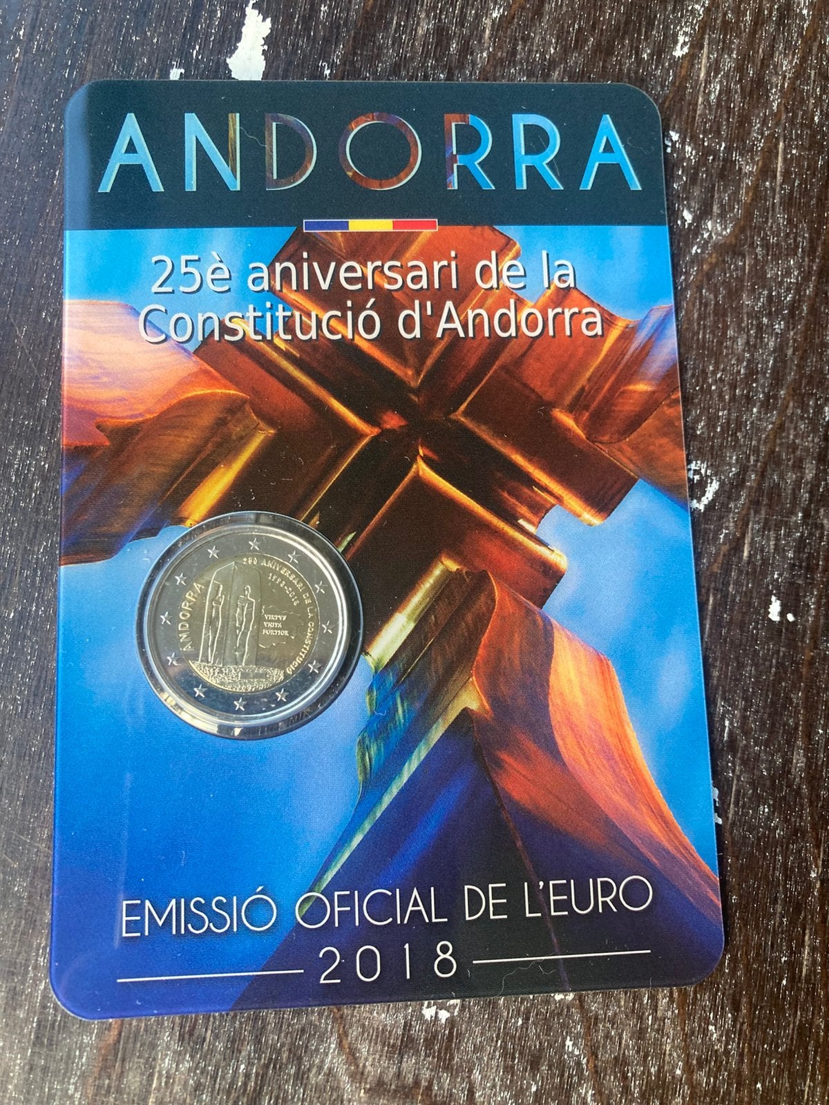 Pièce de 2 euros Andorre 2018, Enlèvement