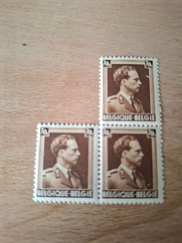 1936 Léopold III col ouvert, Timbres & Monnaies, Timbres | Europe | Belgique, Enlèvement ou Envoi, Non oblitéré, Gomme originale