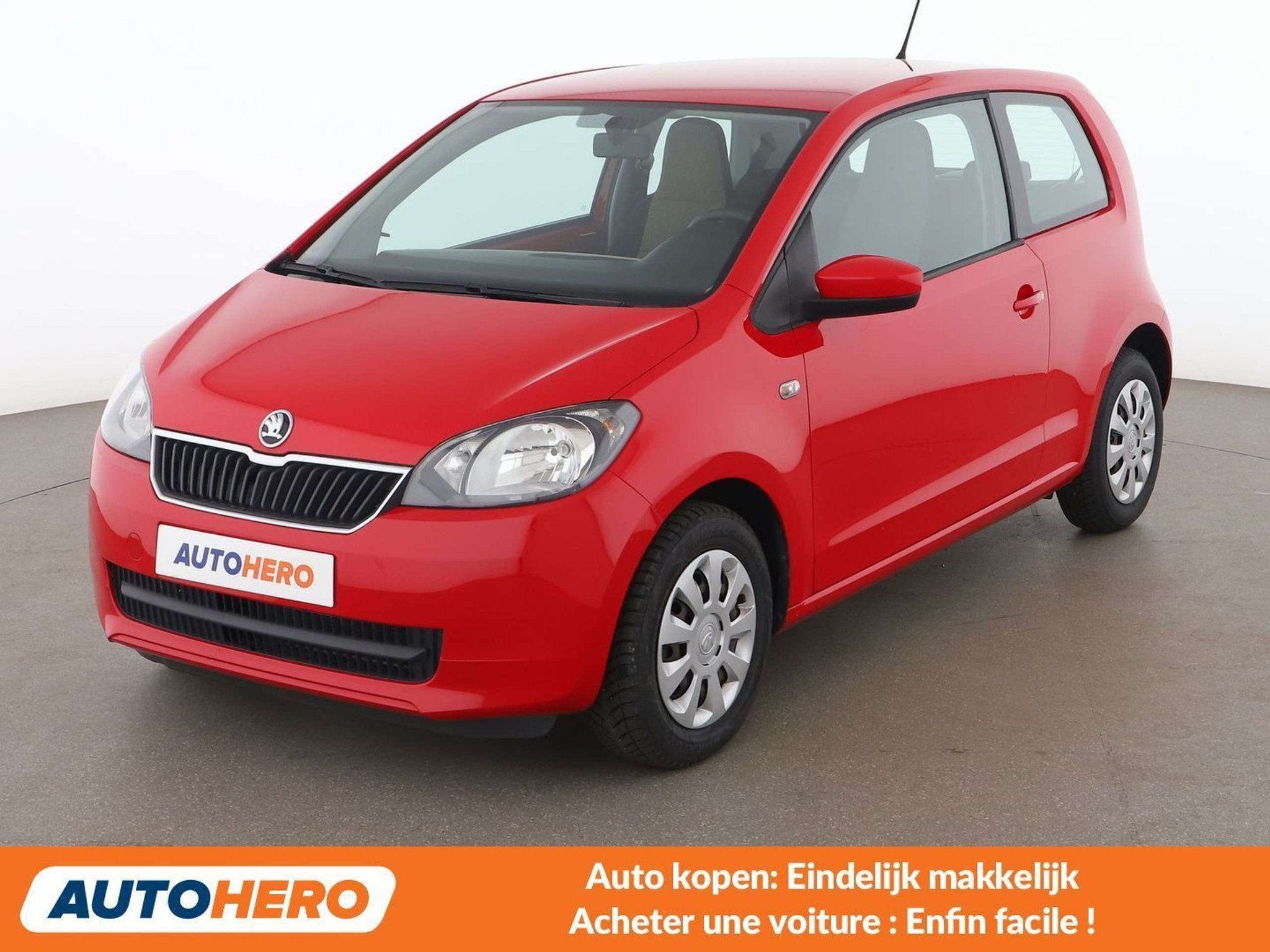 Skoda Citigo 1.0 MPI Ambition (année de construction 2016), Autos, Skoda, Rouge, https://public.car-pass.be/vhr/2de806a4-ad1e-4342-8d1b-f49199bbe82c