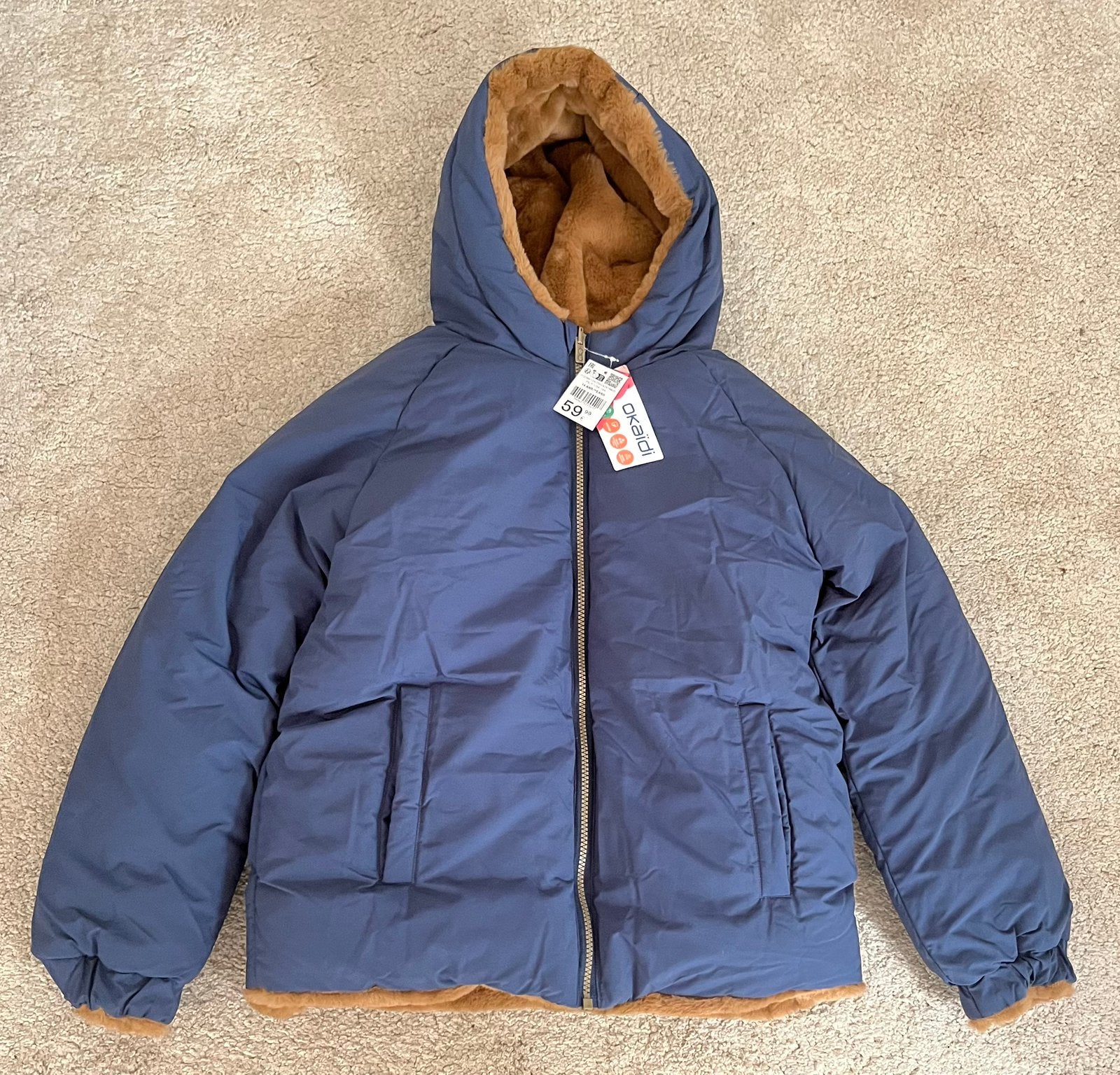Jas Okaïdi, Enlèvement, Neuf, Taille 34 (XS) ou plus petite, Bleu