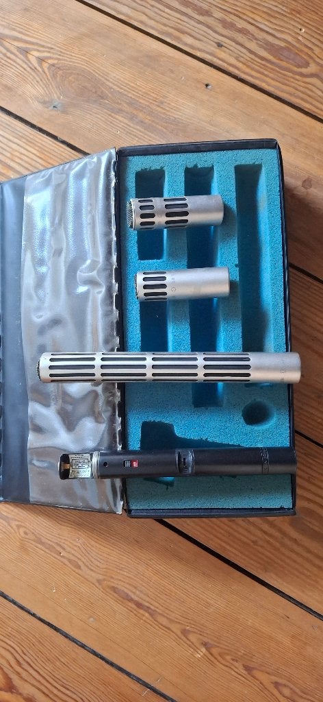 Verkoop de Senheiser K3U-microfoon en zijn drie capsules, Ophalen of Verzenden, Gebruikt, Zangmicrofoon