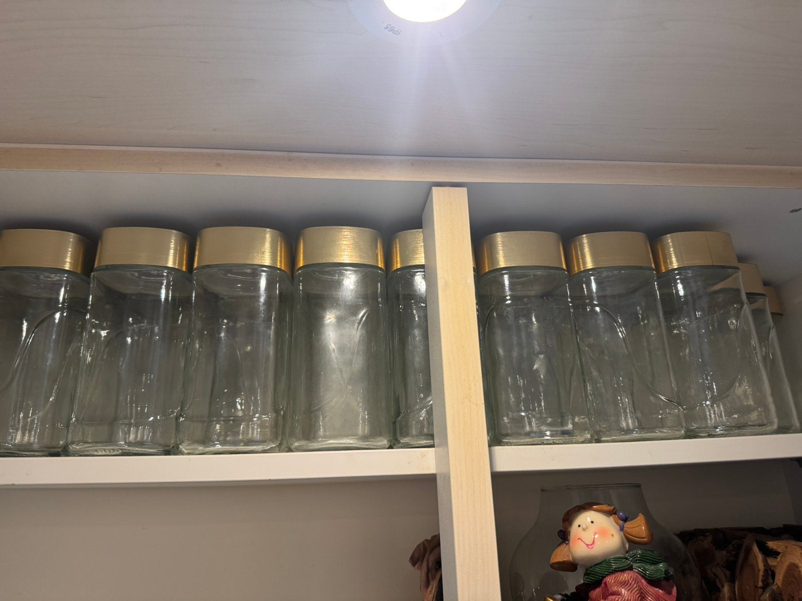 Voorraadpotten glas 30 stuks, Ophalen, Zo goed als nieuw, Glas
