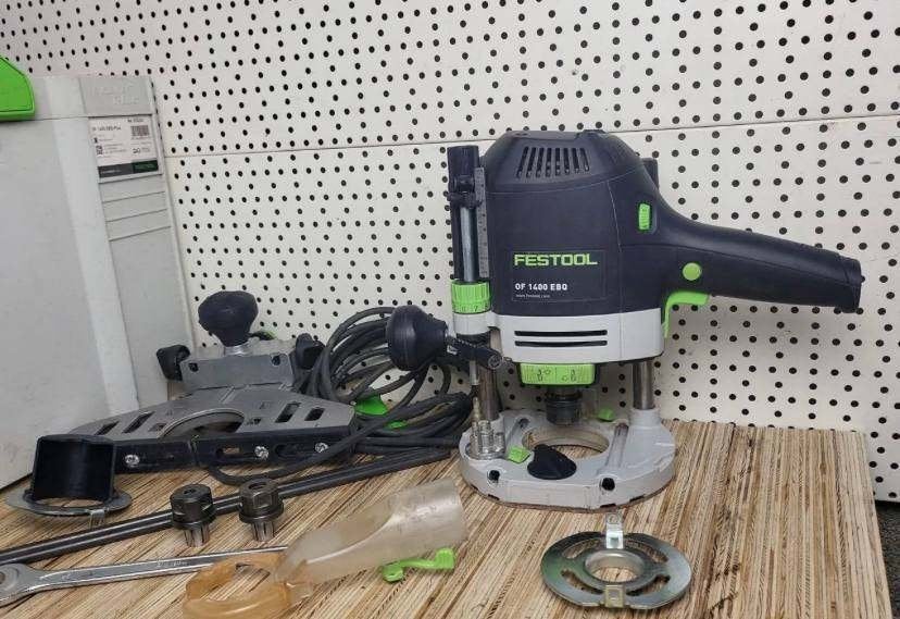 Festool OF 1400 EBQ Plus bovenfrees, Ophalen of Verzenden, Zo goed als nieuw, Bovenfrees, Festool