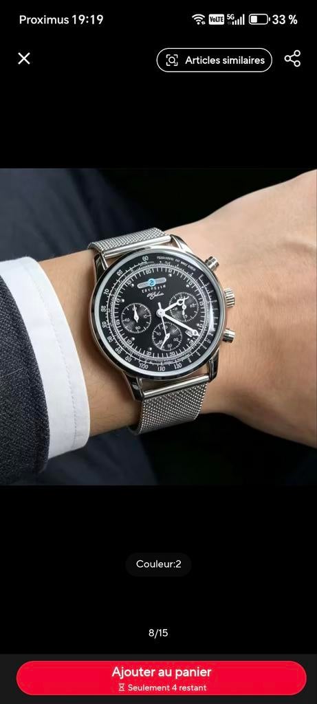 Montre Zeppelin neuve, Bijoux, Sacs & Beauté, Montres | Hommes, Enlèvement ou Envoi