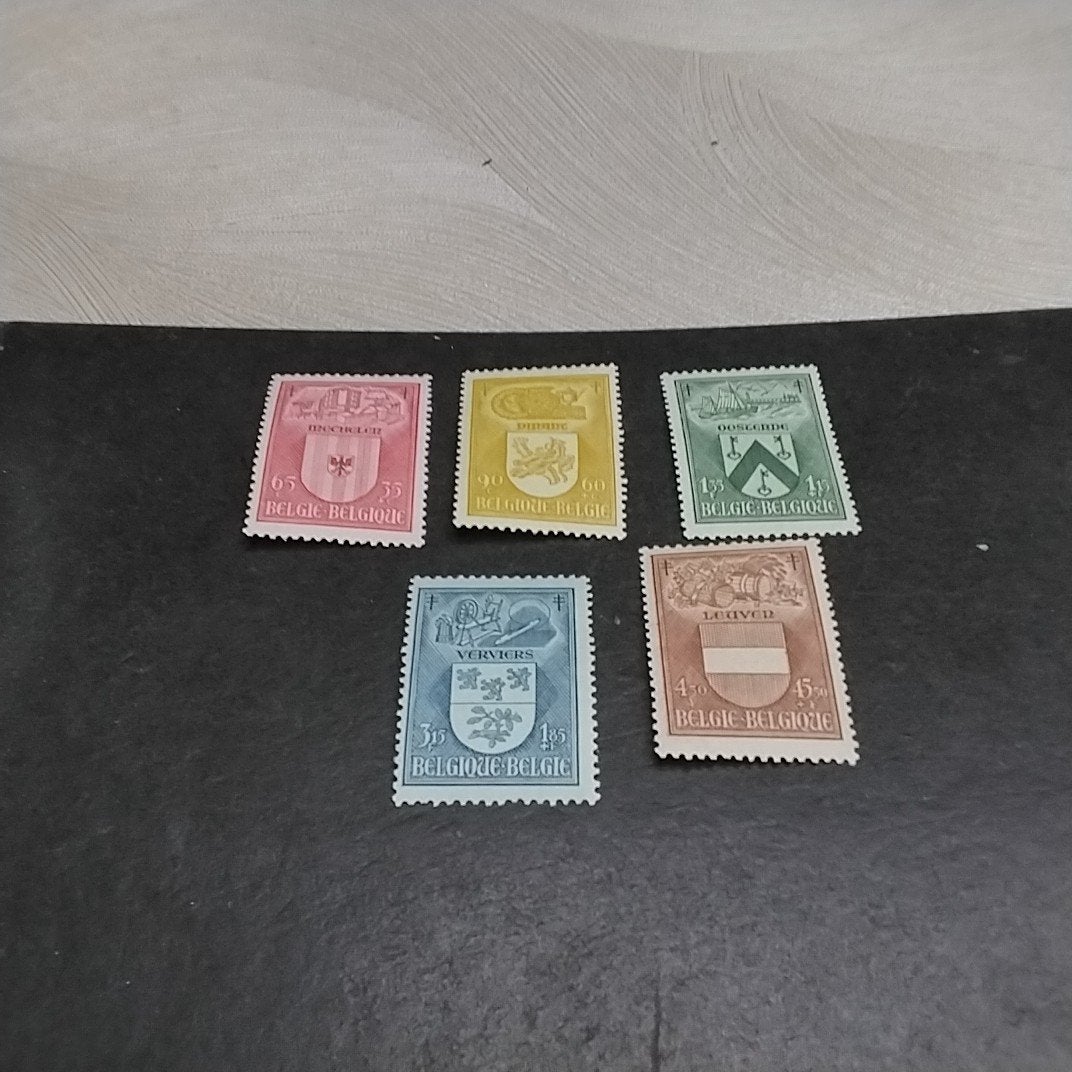 BELGIE  743/747 postfris met cote 19,00 €, Ophalen of Verzenden, Postfris