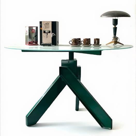 Ronde designtafel - Vico Magistretti, Gebruikt, 50 tot 100 cm, 75 cm of meer, Design