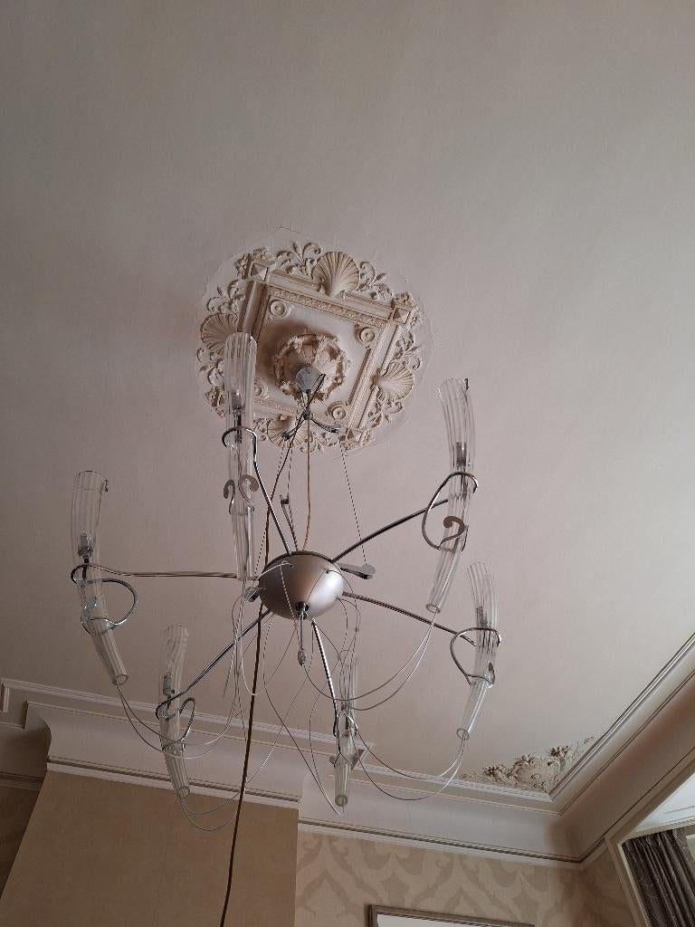 Artemide designlamp – Italiaans design, Huis en Inrichting, Ophalen, Italiaanse design, Zo goed als nieuw, Glas