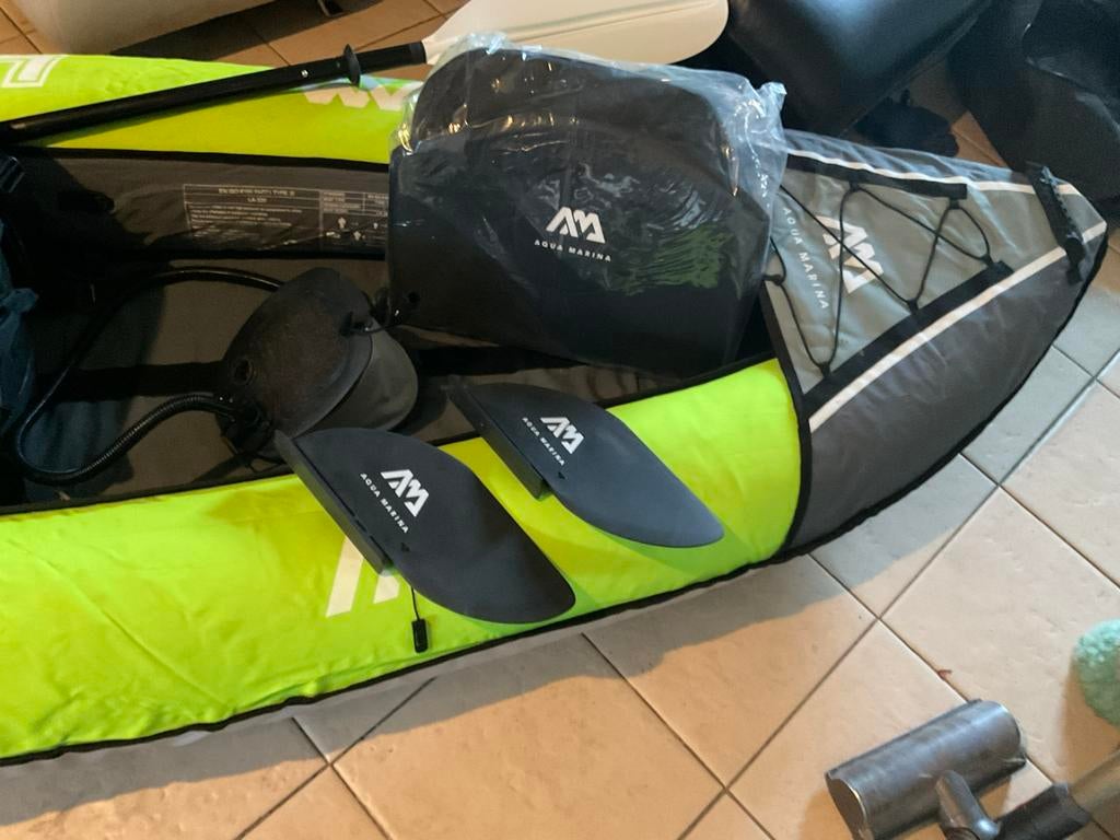 Kayak, kajak, opblaasbaar, 1x gebruikt, Ophalen, Nieuw