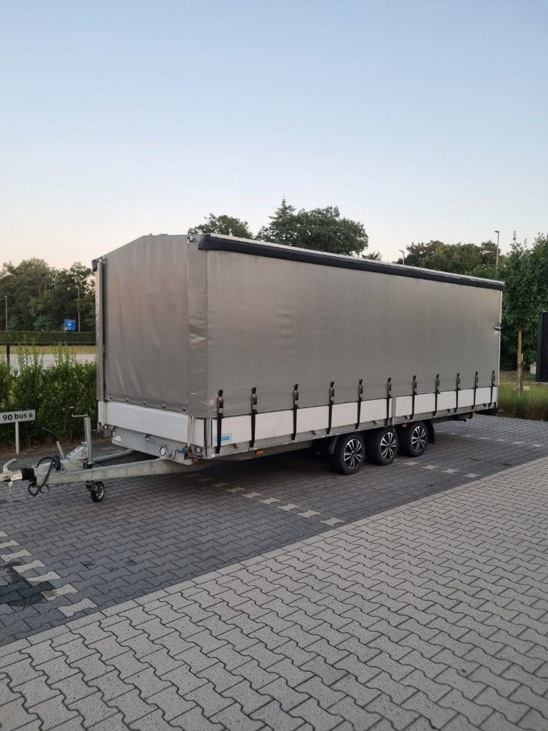 Hapert H3 - Aanhanger met schuifzeil - 605x220x180cm -3,5T, Auto diversen, Aanhangers en Bagagewagens, Ophalen of Verzenden, Zo goed als nieuw