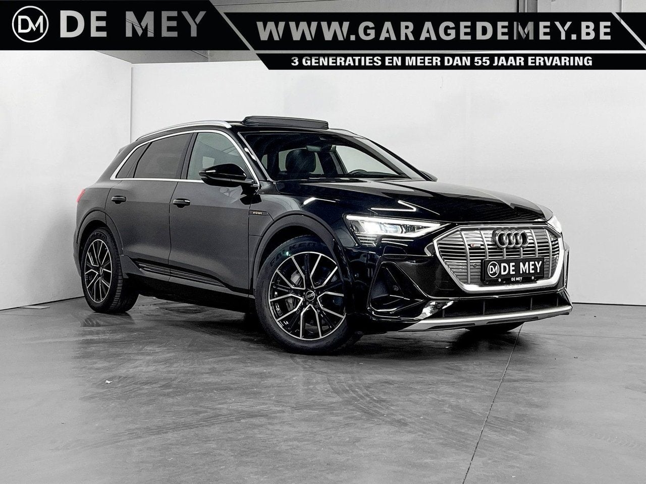 Audi e-tron S-Line 55 Quattro / Luchtvering / Pano / Leder /, Achat, Entreprise, Automatique, Feux de jour LED