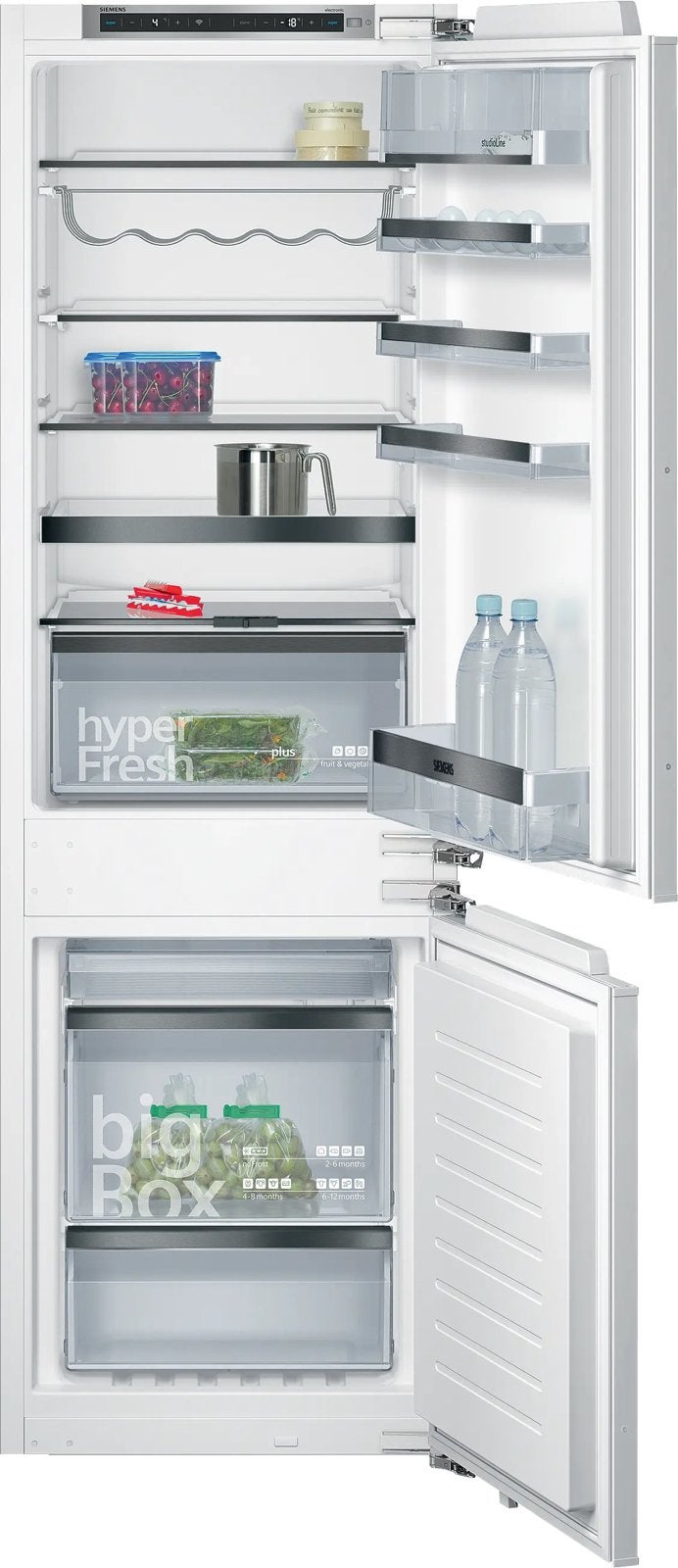 SIEMENS iQ500 inbouw koelkast/diepvries KI68NHDF0 - Topstaat, Elektronische apparatuur, Koelkasten en IJskasten, Ophalen, 200 liter of meer