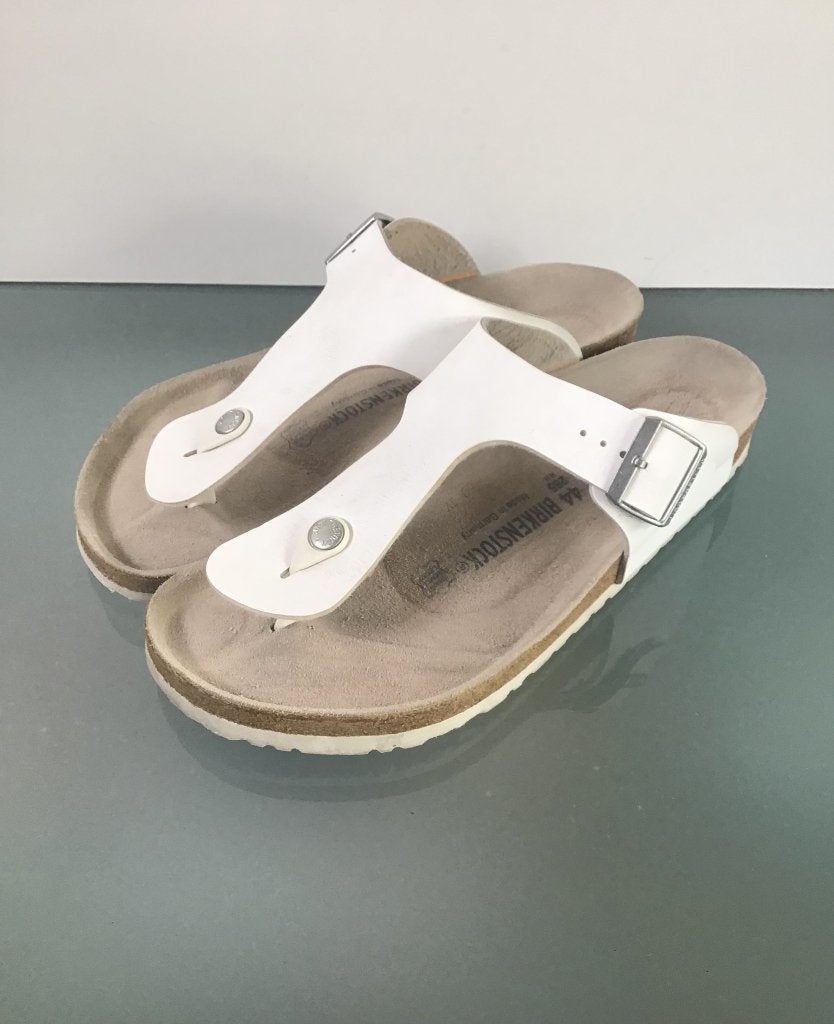 Birkenstock 44 witte slippers | Ramses | Gratis verzenden, Kleding | Heren, Slippers, Verzenden, Wit, Zo goed als nieuw