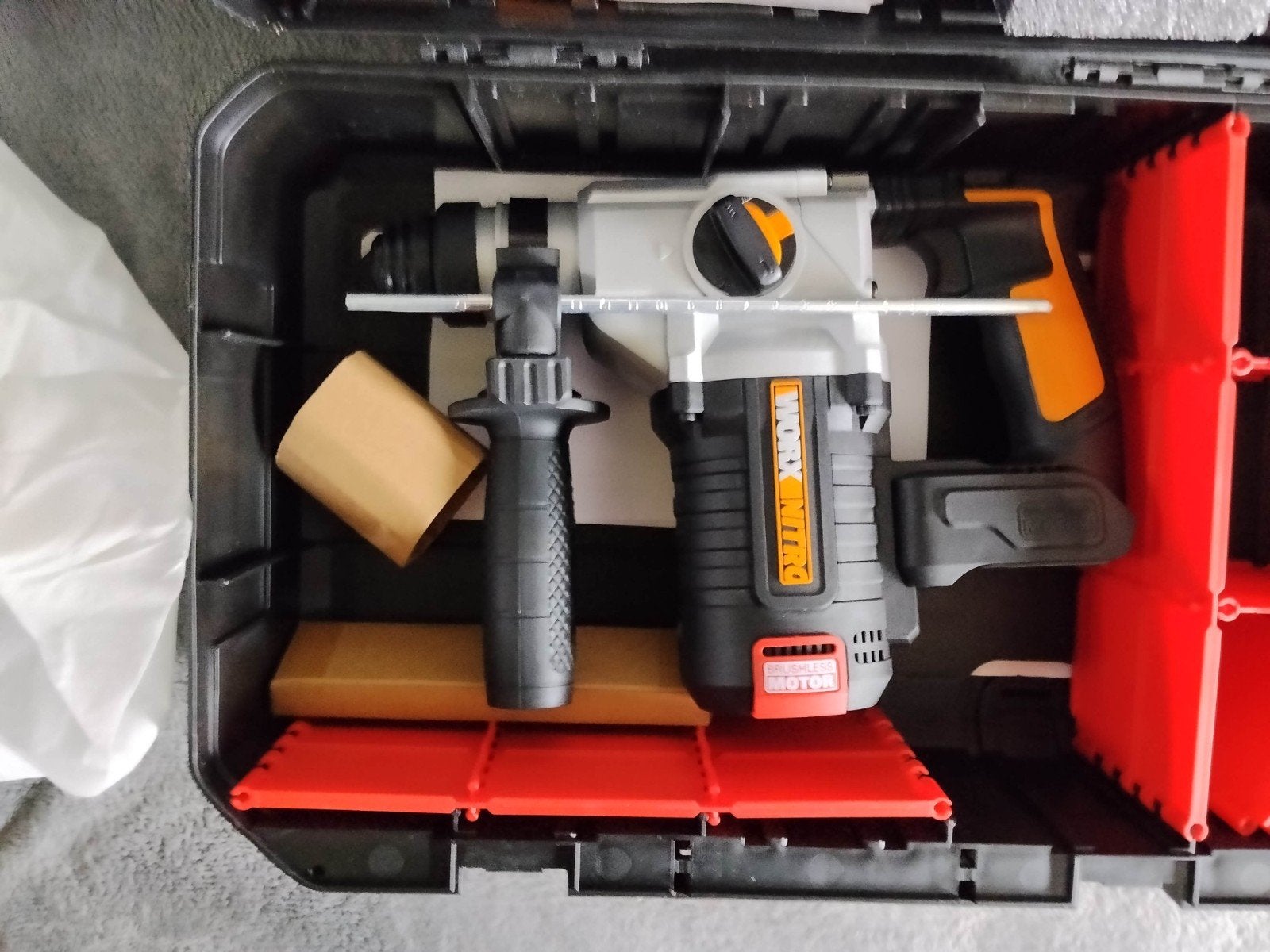 WORX Perforateur sans Fil 20V WX380.9, Bricolage & Construction, Enlèvement
