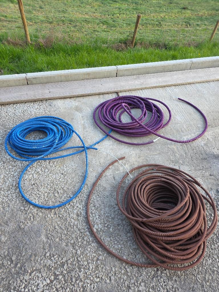Lot bobines de cables, Enlèvement, Comme neuf, Câble ou Fil électrique