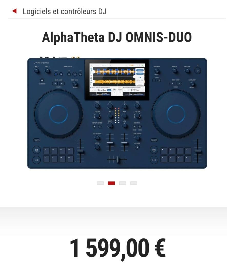 CONTROLEUR OMNIS-DUO ALPHATHETA PIONEER - GAR.2ANS, Musique & Instruments, Neuf, DJ-Set, Enlèvement, Pioneer