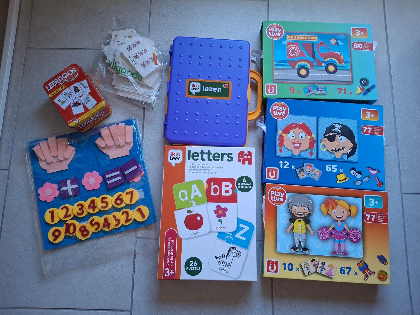 Educatief speelgoedpakket compleet leerpakket voor kinderen., Enlèvement