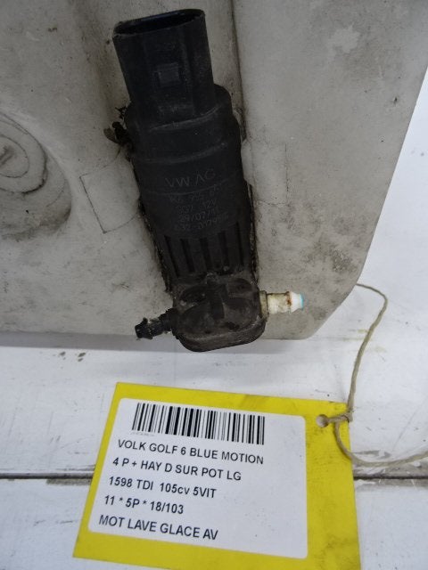 LAVE-GLACE POMPE AVANT Volkswagen Golf VI (5K1) (1K6955651), Utilisé, Volkswagen