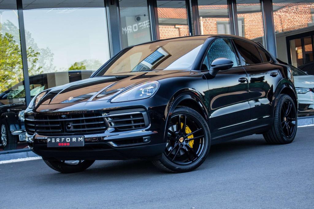Porsche Cayenne COUPÉ 3.0i V6 TURBO*360CAM*ACC*PANORAMA*C, Auto's, Porsche, Automaat, Cayenne, Zwart, Bedrijf