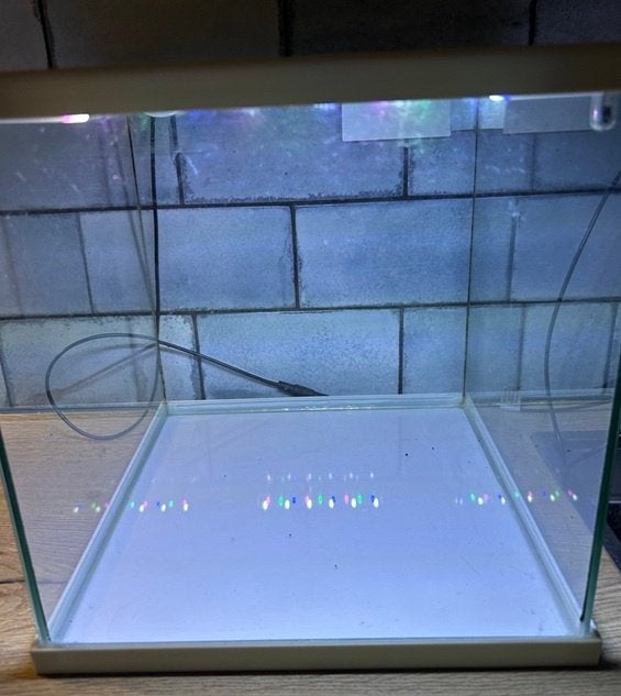 Superfish zen 30, Ophalen, Gebruikt, Leeg aquarium, Inclusief deksel