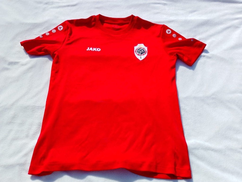 voetbalshirt RAFC Antwerp maat 152 Jako, Ophalen of Verzenden