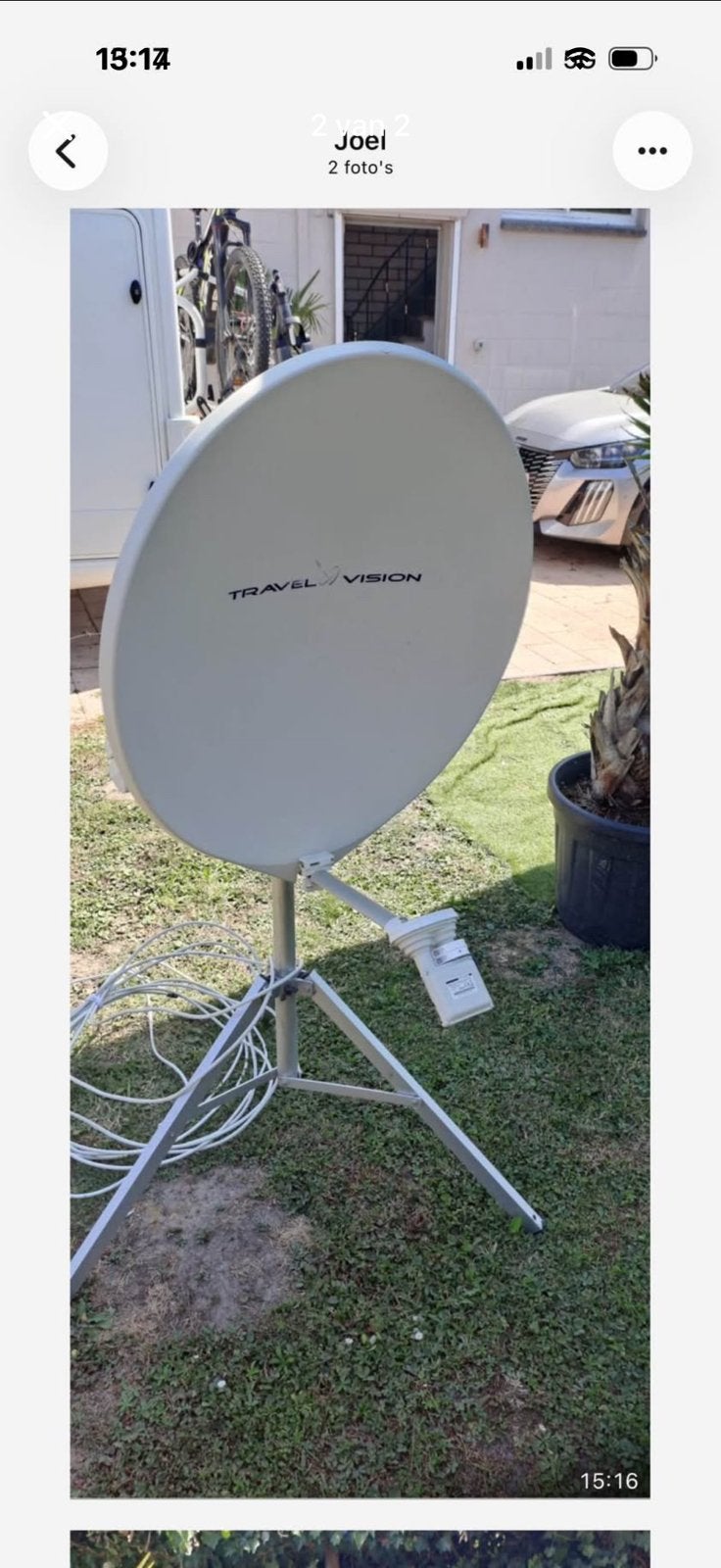 Automatisch schotelantenne 6, Ophalen, Zo goed als nieuw, (Schotel)antenne