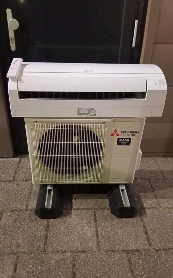 Airco split unit Mitsubishi electric Koelen&verwarmen R32, Elektronische apparatuur, Airco's, Verwarmen, Timer, 3 snelheden of meer