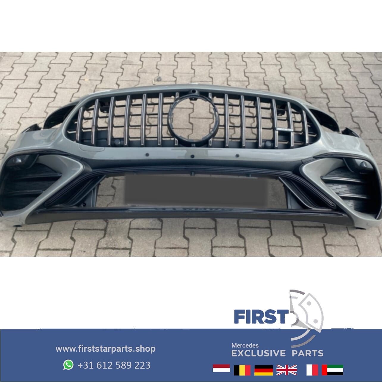 X290 GT63S AMG VOORBUMPER COMPLEET + GT GRIL NARDO GRIJS ORI, Utilisé, -, Avant, -