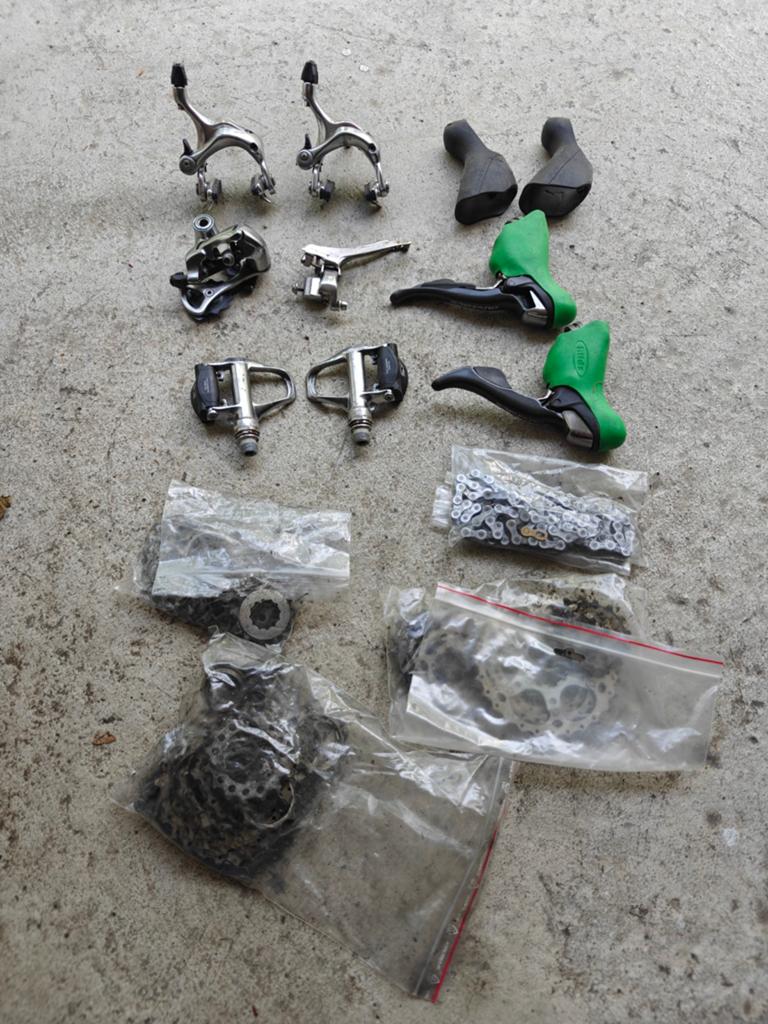 Dura ace 7800 10sp used groupset, Fietsen en Brommers, Fietsonderdelen, Ophalen