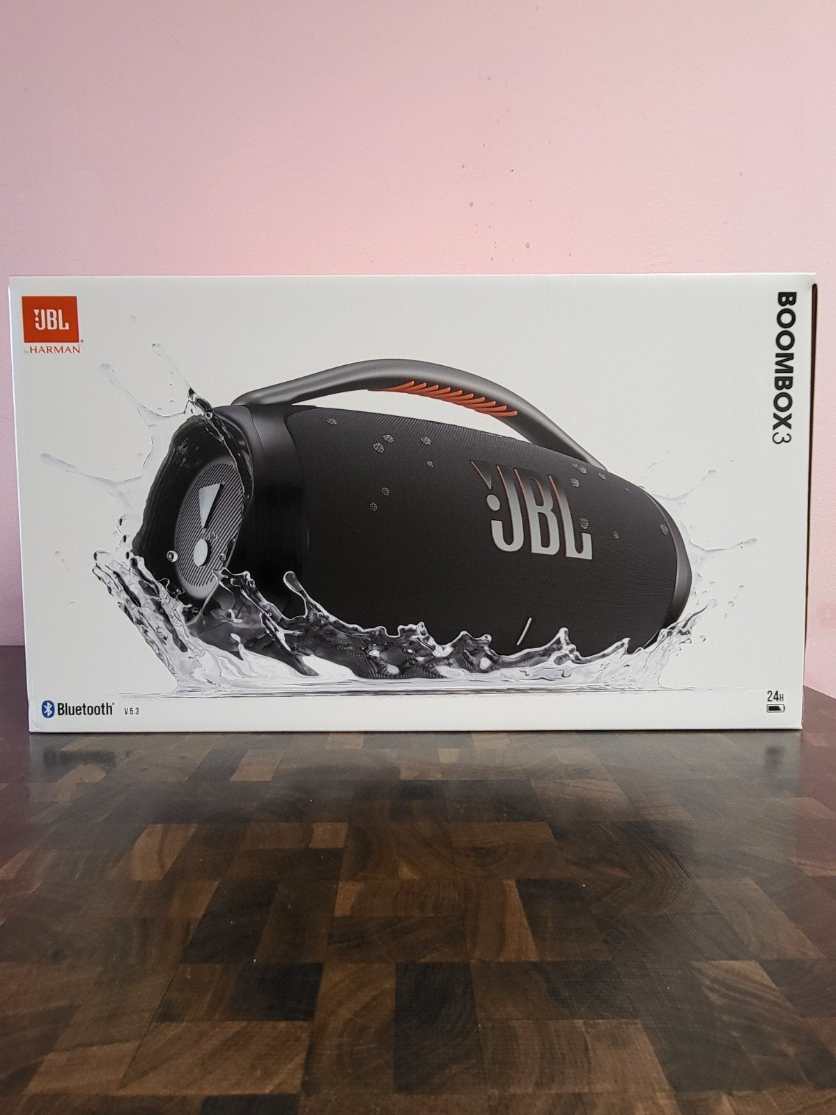 JBL BOOMBOX 3 ZWART, Audio, Tv en Foto, 150 watt of meer, JBL, Bluetooth, Party speaker
