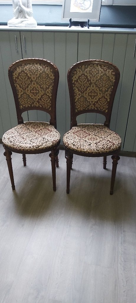 Louis Philippe stoelen, gratis, Huis en Inrichting, Stoelen, Ophalen, Gebruikt, Twee, Louis Philippe