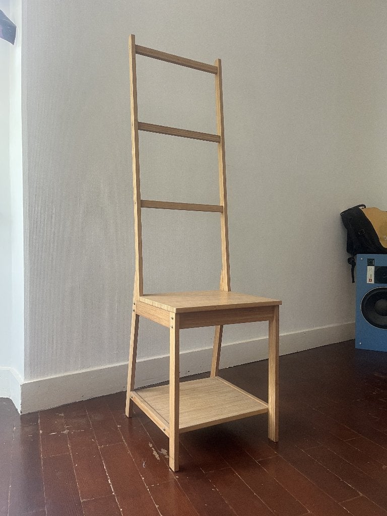 Ikea RÅGRUND handoekenrek/badkamerrek/stoel, Huis en Inrichting, Stoelen, Ophalen, Bruin, Zo goed als nieuw, Eén