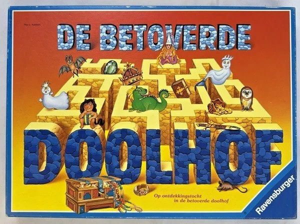 Ravensburger de Betoverde doolhof Bordspel Compleet vintage, Hobby en Vrije tijd, Een of twee spelers, Verzenden, Zo goed als nieuw