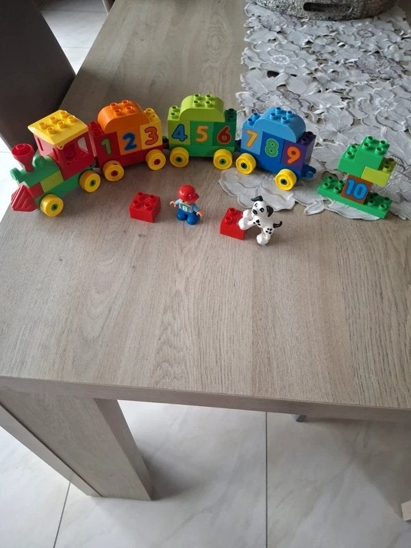 LEGO duplo trein, Ophalen, Zo goed als nieuw, Duplo