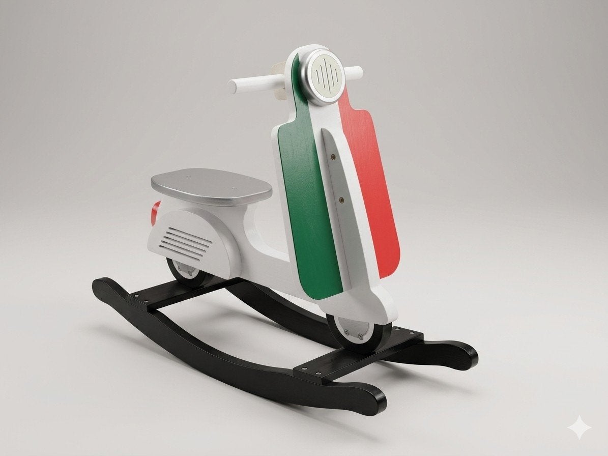 Vespa schommeltje, Ophalen