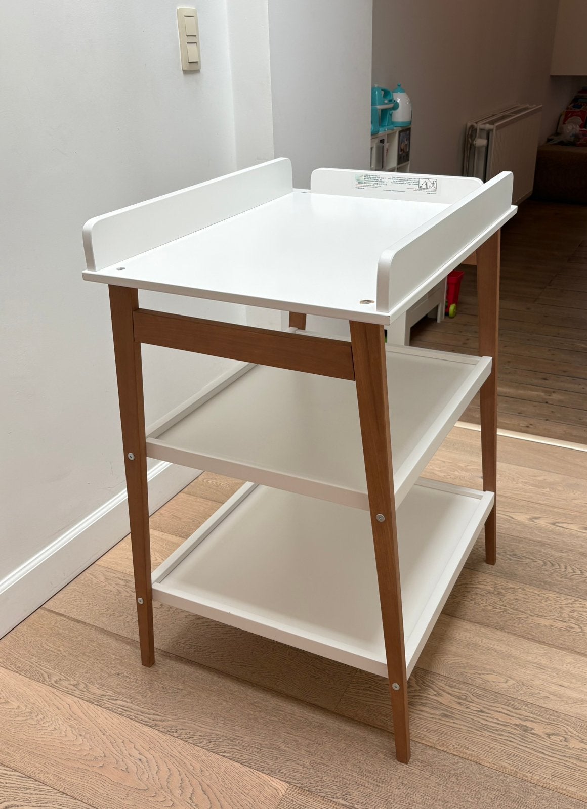 Quax luiertafel - wit / hout, Ophalen, Zo goed als nieuw