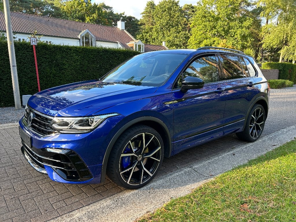 VW Tiguan 2.0 TSI R * 320 Pk * Lichte Vracht. 09-2021., Automaat, Stof, 4 cilinders, Blauw